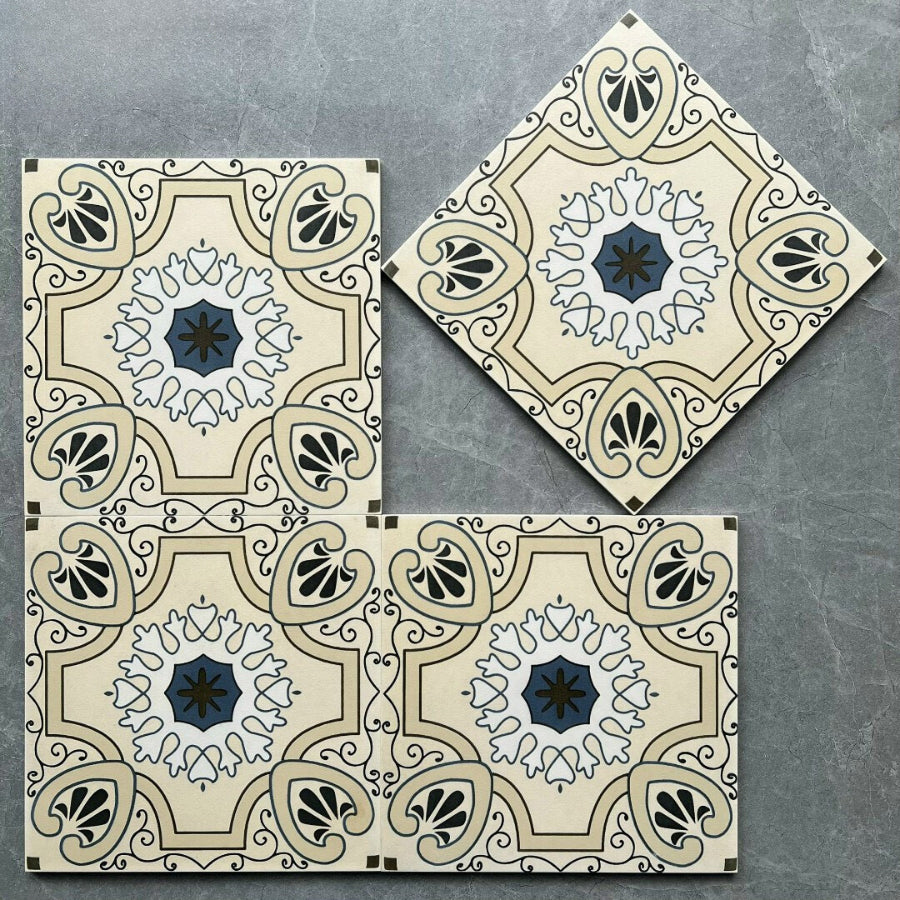 Gạch bông Trung Quốc, men mờ xương porcelain, KT 300x300mm, DSF30342 (1 hộp/11 viên/1m2)