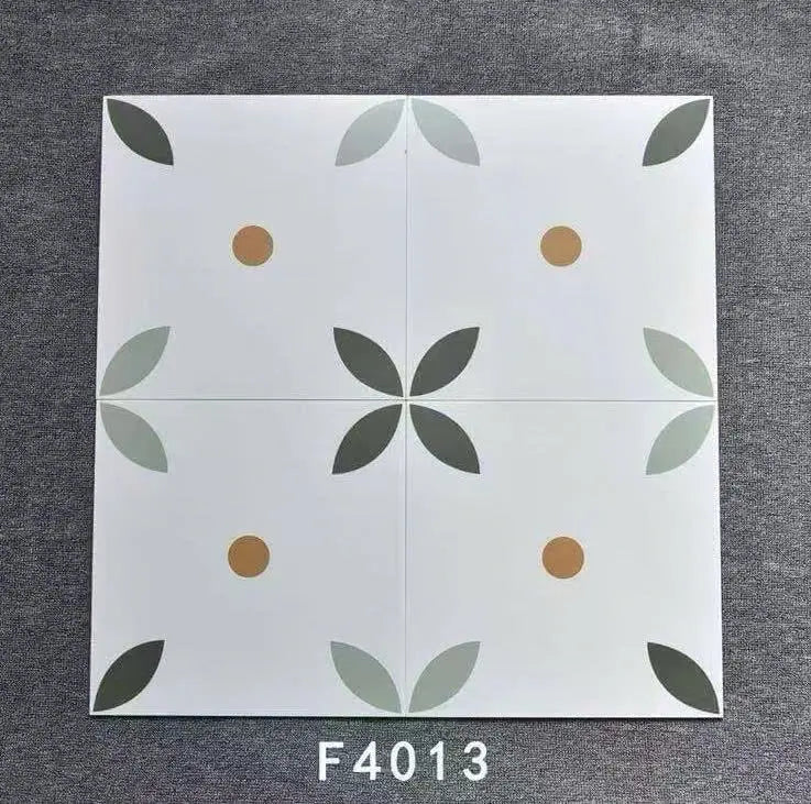 Gạch Bông Trung Quốc, men mờ xương porcelain, KT 400x400mm, FG4013 (1 hộp/10 viên/1,6m2)