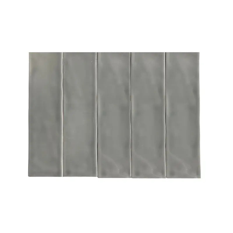 Gạch thẻ Việt Nam KT 75x300mm xám bóng lượn loại 1 mã 0343-1