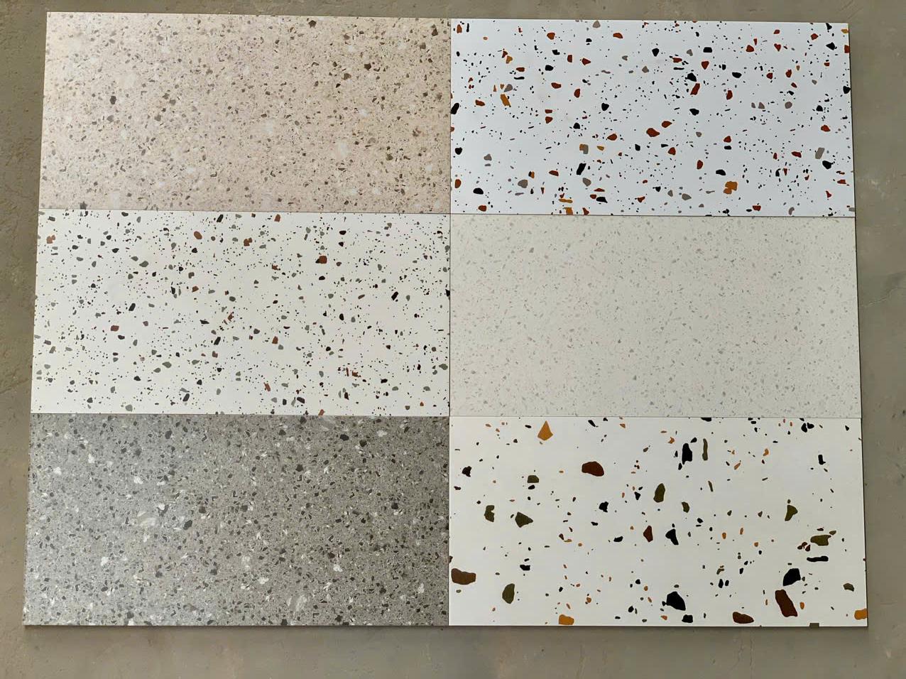 Gạch Terrazzo Porcelain mờ phẳng KT 300x600mm mã 36201