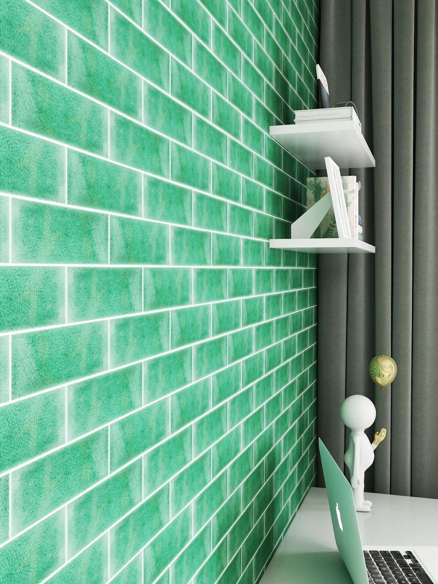 Gạch thẻ Porcelain men rạn KT 60x200mm mã MBL60206-A