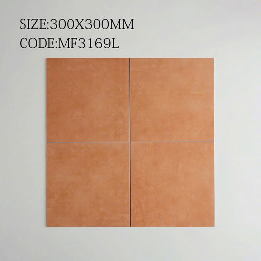 Gạch bông Trung Quốc, men mờ xương porcelain, KT 300x300mm, MF3169L (1 hộp/11 viên/1m2)