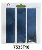 Gạch thẻ Trung Quốc, Xanh dương loang bóng lượn, KT 75x300 mm, 7533F18 (1 thùng/ 44 viên/ 0.99m2)