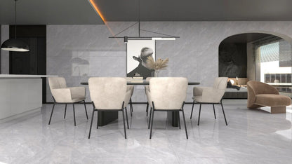 Gạch đá cẩm thạch xám vi mô 750*1500