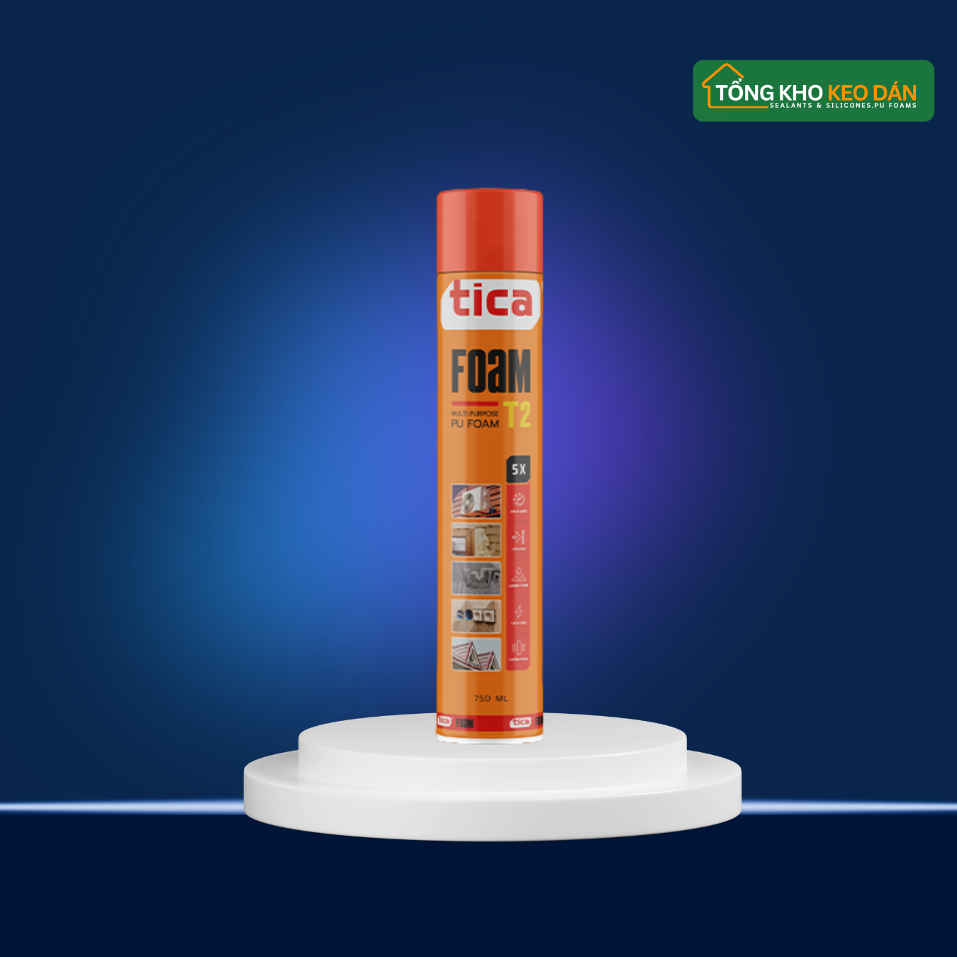 Keo bọt nở Tica PU Foam T2