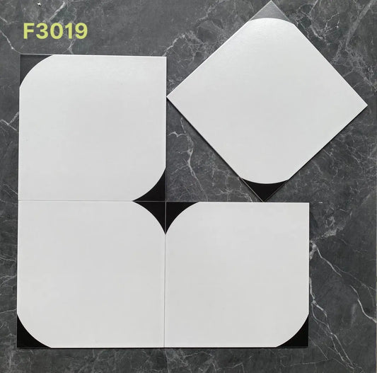 Gạch Bông Trung Quốc, men mờ xương porcelain, KT 300x300mm, MF3010 (1 hộp/11 viên/1m2)