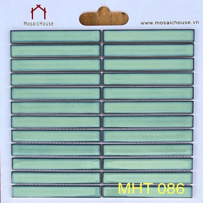 Gạch Mosaic Que Đũa Màu Xanh Ngọc MHT 086