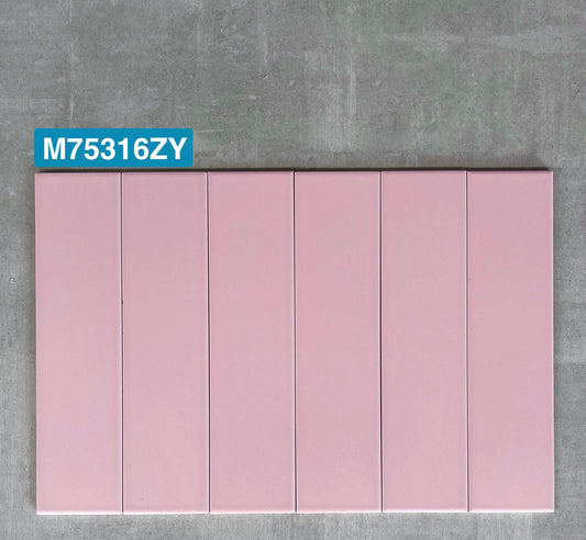 Gạch thẻ hồng matt 75x300mm (M75316ZY)