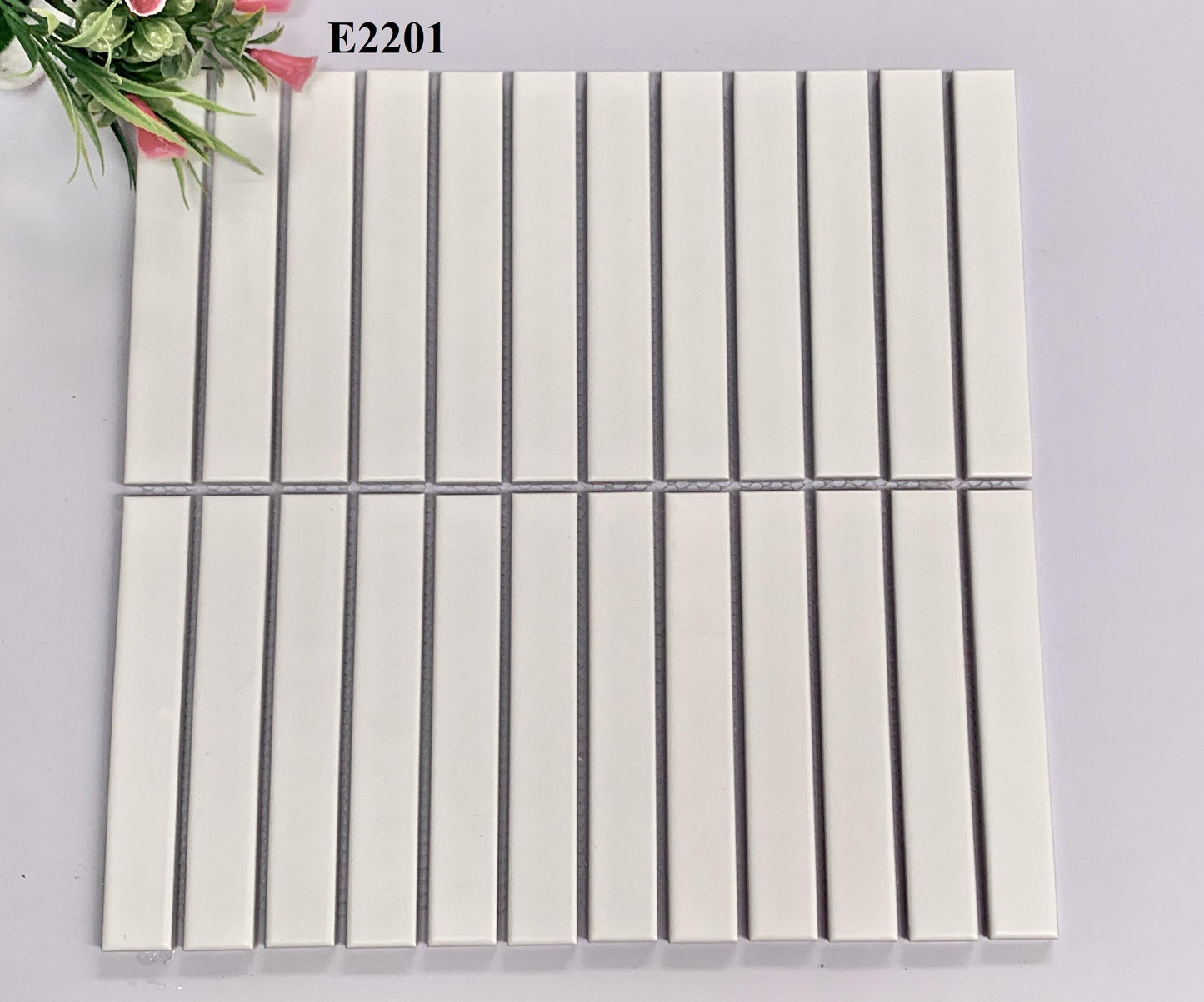 Gạch Mosaic que đũa mã E2201