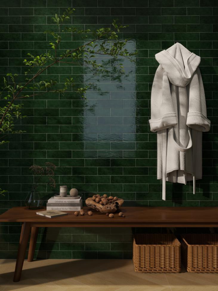 Gạch thẻ Porcelain bóng lượn KT 75x230mm mã LNA752304G