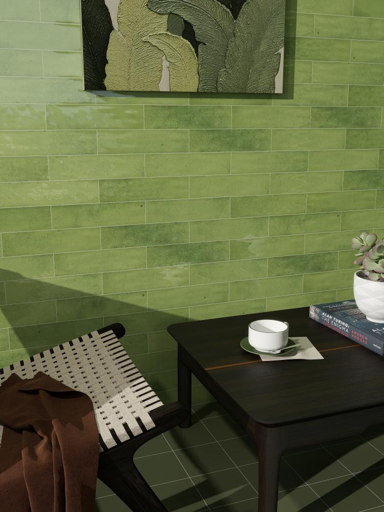 Gạch thẻ Porcelain men bóng KT 75x300mm MDL7537C03