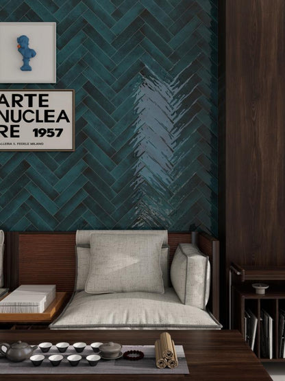 Gạch thẻ Porcelain men bóng KT 75x300mm MDL7537C00