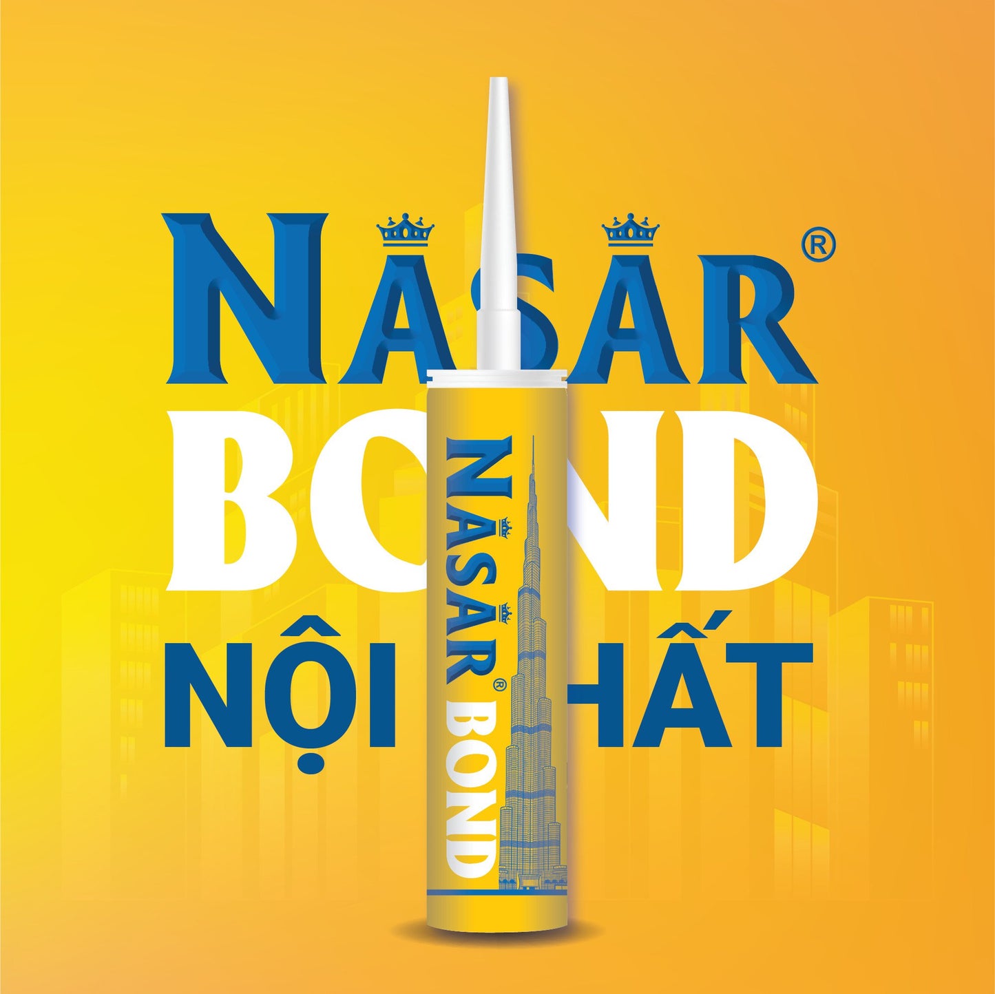Nasar Bond B – Keo nội thất – 24 chai/thùng