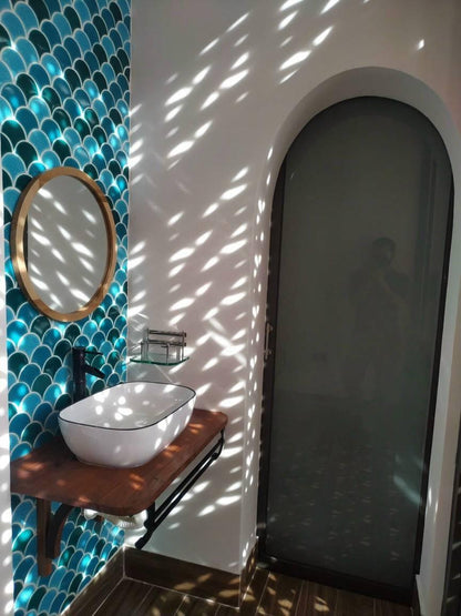 Gạch Mosaic vảy cá men rạn Mix111625