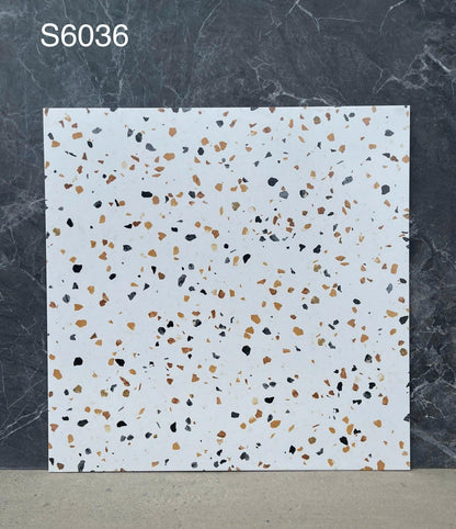 Gạch Terrazzo Porcelain mờ phẳng KT 600x600mm mã S6036