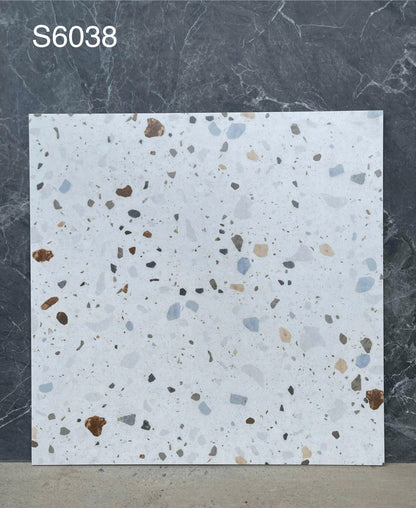 Gạch Terrazzo Porcelain mờ phẳng KT 600x600mm mã S6038
