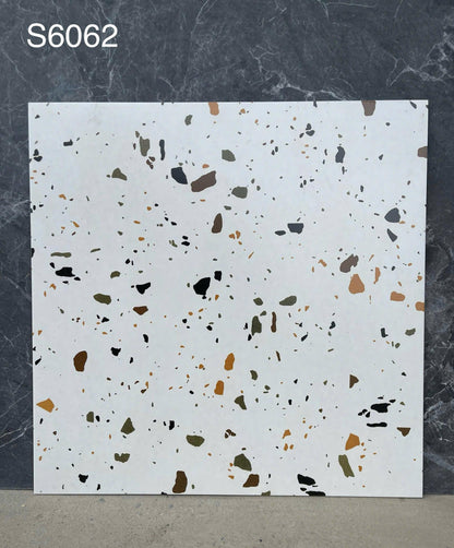Gạch Terrazzo Porcelain mờ phẳng KT 600x600mm mã S6062