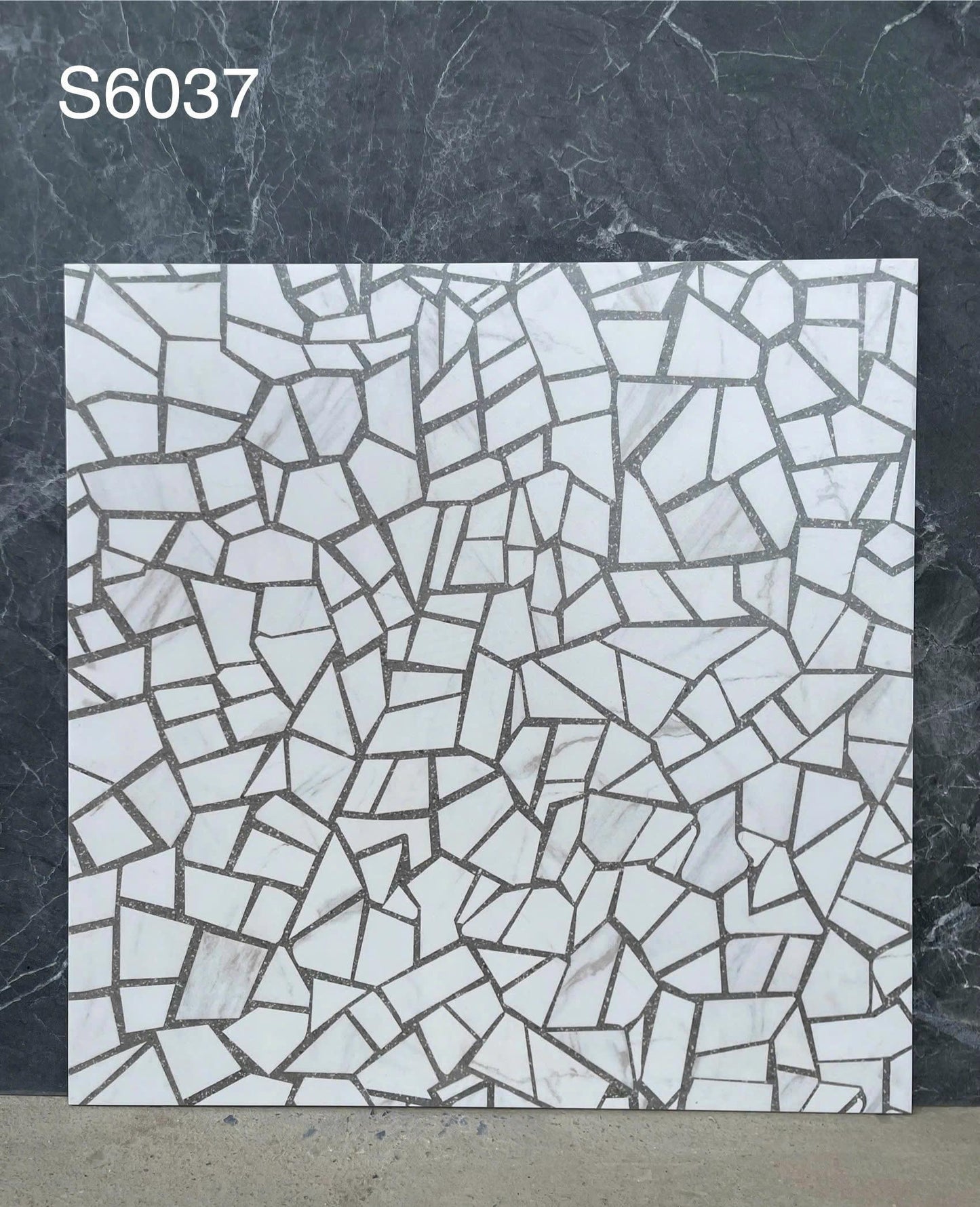 Gạch Terrazzo Porcelain mờ phẳng KT 600x600mm mã S6037