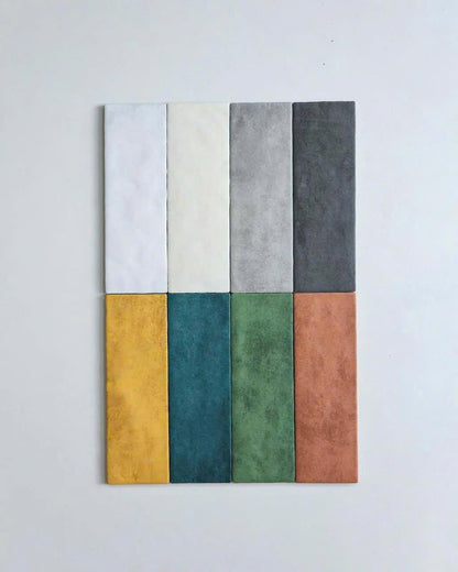 Gạch thẻ Porcelain mờ lượn KT 75x230mm mã LNA752303M