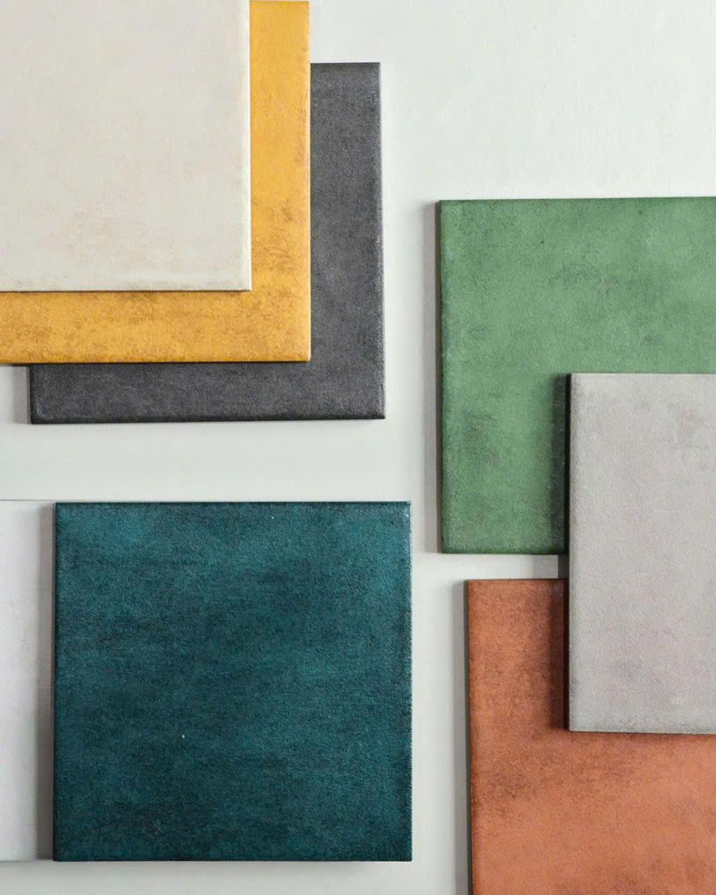 Gạch thẻ Porcelain mờ lượn KT 150x150mm mã LNA1500M